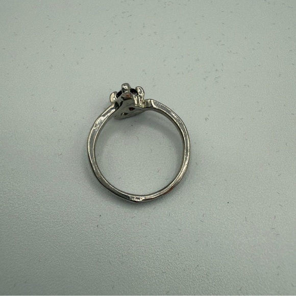 Silver and Pink Ring with Classic Prong Setting Size 6.25 - Picture 7 of 7